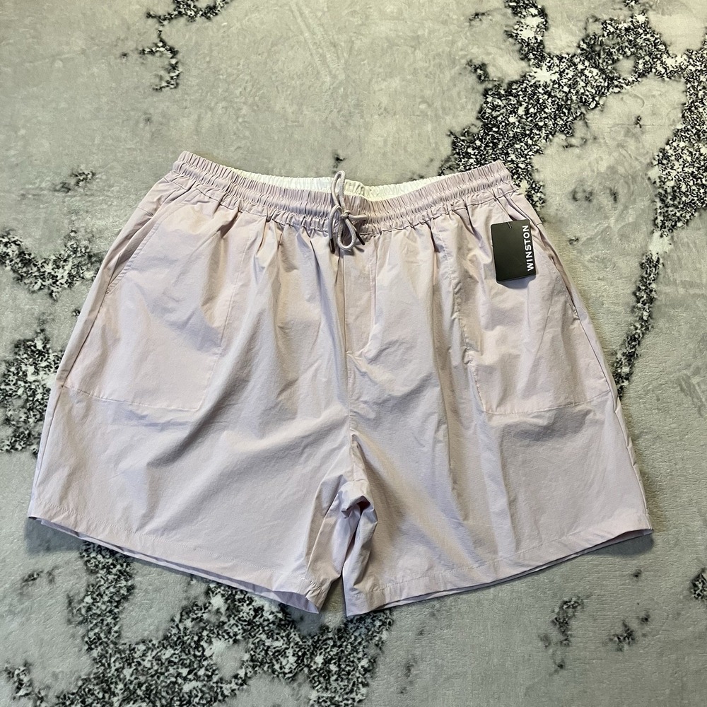 Winston Shorts Mens Size 56 Light Pink Board Walk Beach Drawstring Waist